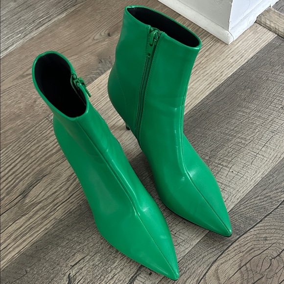 Jeffrey Campbell Shoes - Jeffrey Campbell green booties